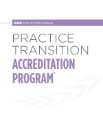 2020 Practice Transition Accreditation Program Application Manual