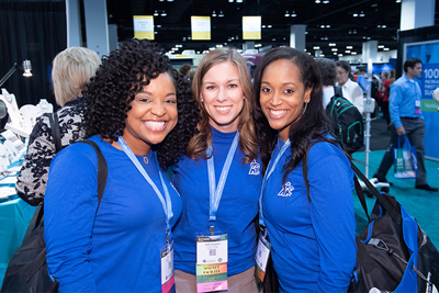 Three happy 2018 ANCC Magnet Conference participants